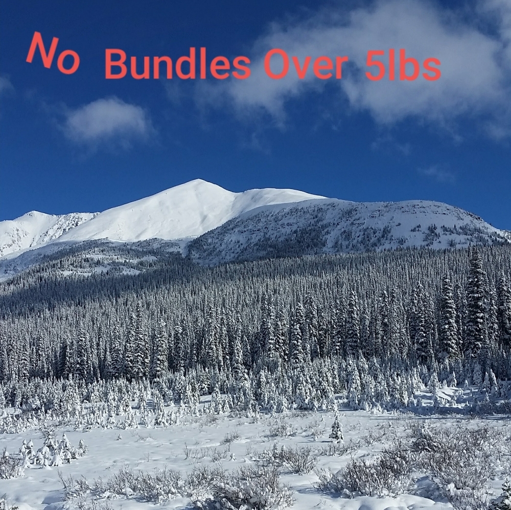 No bundles over 5lbs please.